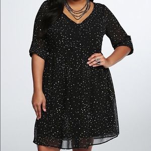 Torrid star print shirt dress